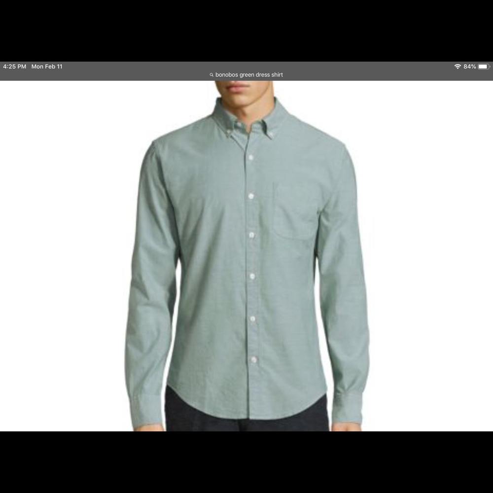 BONOBOS DRESS SHIRT XXL GRAY GREEN
ORG $98 NWOT